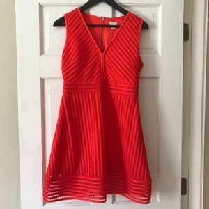 J. Crew summer dress- Bright Persimmon
